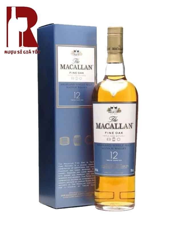 Rượu Macallan 12 Năm Fine Oak