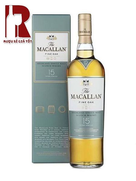 Rượu Macallan 15 Năm Fine Oak