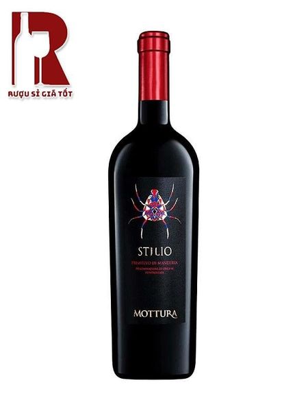 Rượu Vang Ý Đỏ Mottura Stilio Primitivo Di Manduria - Nhện