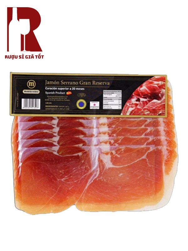 Đùi Heo Muối Montesano Serrano Gran Reserva Jamon 16 Tháng - Đùi Sau Cắt Lát