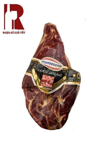 Đùi Heo Muối Montesano Serrano Jamon Boneless 16 Tháng - 1Kg Đùi Sau Không Xương
