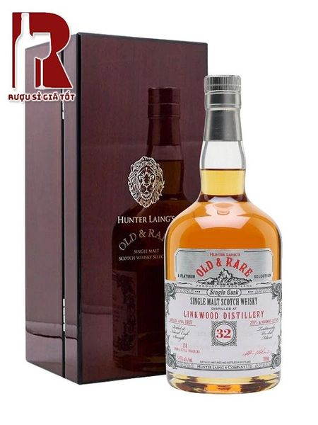 Rượu Whisky Old And Rare Linkwood 32 Năm Hunter Laing 1989