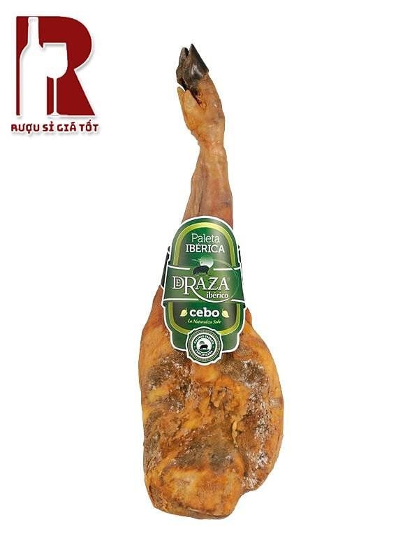 Đùi Heo Muối Deraza Iberico Cebo Paleta Bonein 24 Tháng - Đùi Trước Có Xương