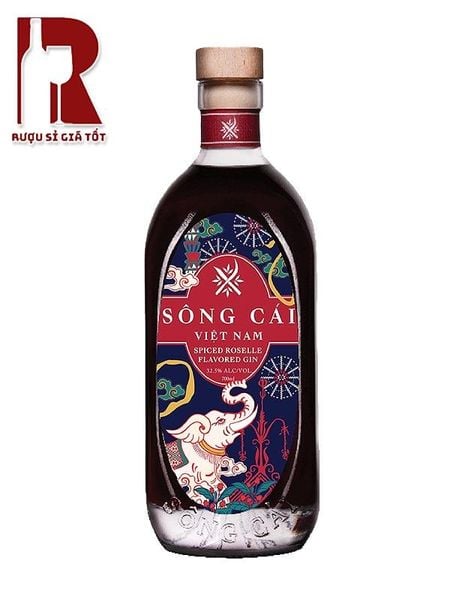 Rượu Gin Sông Cái Spiced Roselle Flavored