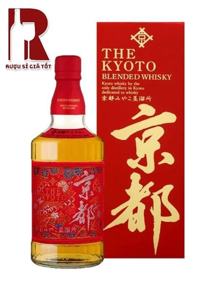 Rượu Kyoto Whiskey Nishijin Ori Aka Obi