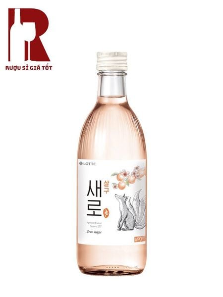Rượu Soju Chum Churum Saero Zero Sugar Lotte Apricot - Mơ