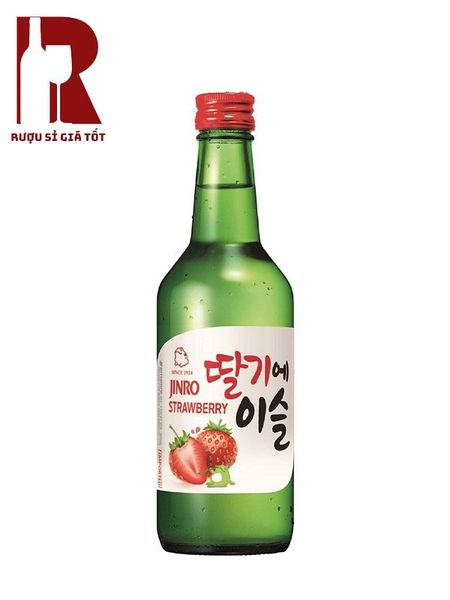 Rượu Soju Jinro Strawberry - Dâu