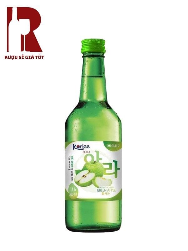 Rượu Soju Korice Apple - Táo