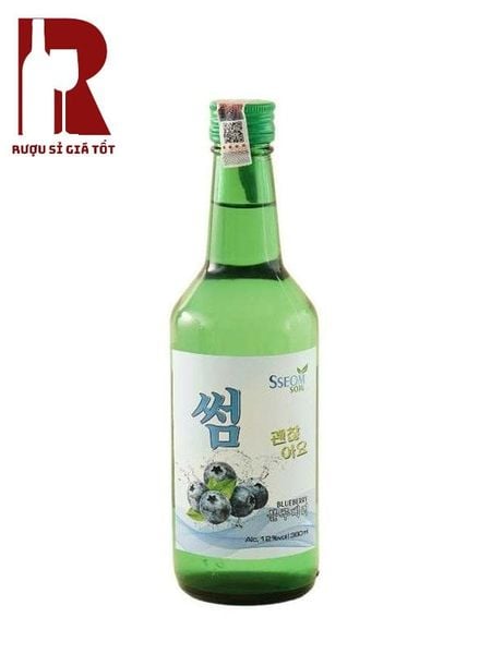 Rượu Soju Sseom Blueberry - Việt Quất