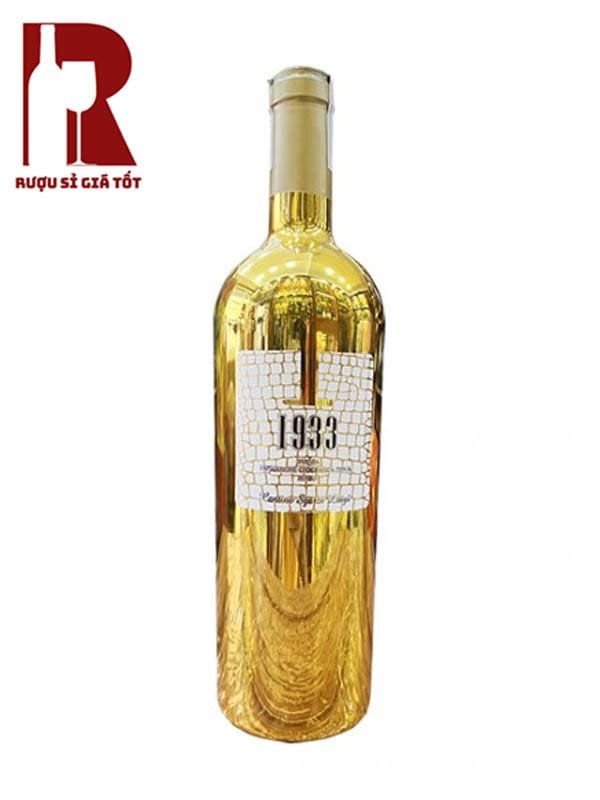 Rượu Vang Ý Đỏ 1933 Topaz vàng gold sang trọng