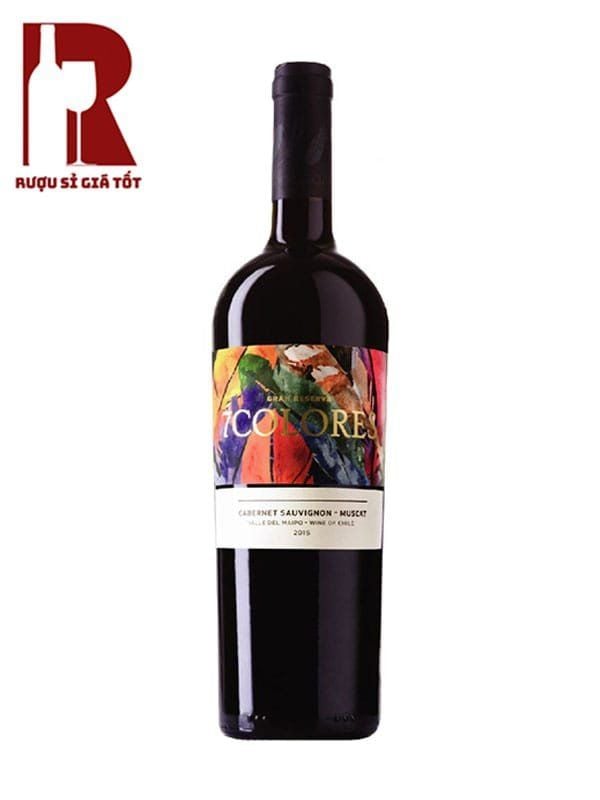Rượu Vang Chile Đỏ 7Colores Gran Reserva Cabernet Sauvignon Muscat