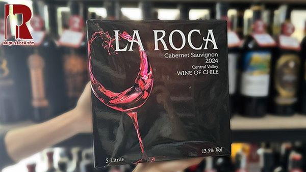 Rượu Vang Bịch Chile La Roca 3L - 5L