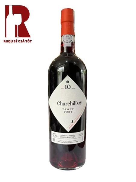 Rượu Vang Bồ Đào Nha Cường Hoá Churchill’s 10 Năm Tawny Port