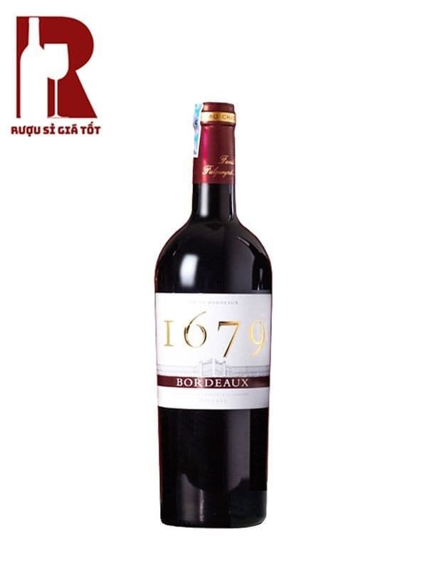 Rượu Vang Pháp Đỏ 1679 Bordeaux