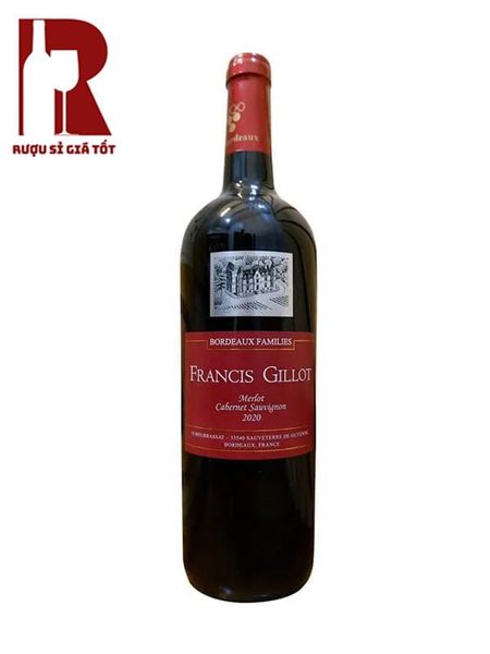 Rượu Vang Pháp Đỏ Francis Gillot Merlot Cabernet Sauvignon