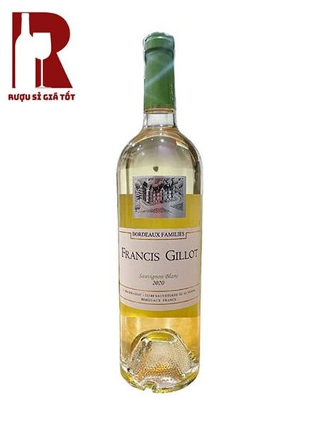 Rượu Vang Pháp Trắng Francis Gillot Sauvignon Blanc