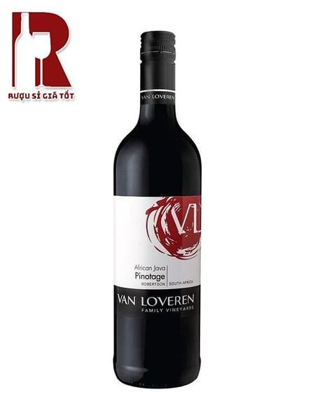 Rượu Vang Nam Phi Đỏ Van Loveren African Java Pinotage