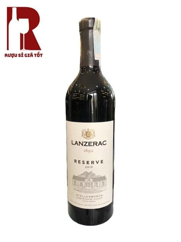 Rượu Vang Nam Phi Đỏ Lanzerac Reserve