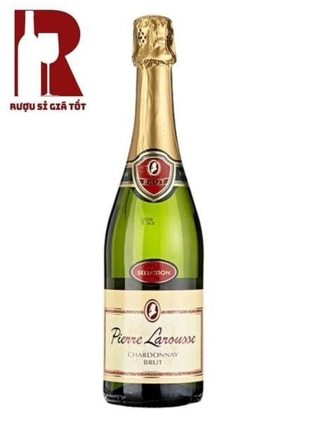 Rượu Vang Nổ Pierre Larousse Chardonnay Sparkling Vin de France
