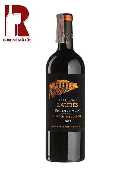 Rượu Vang Pháp Đỏ Chateau Laubes Bordeaux - Tem Nhung