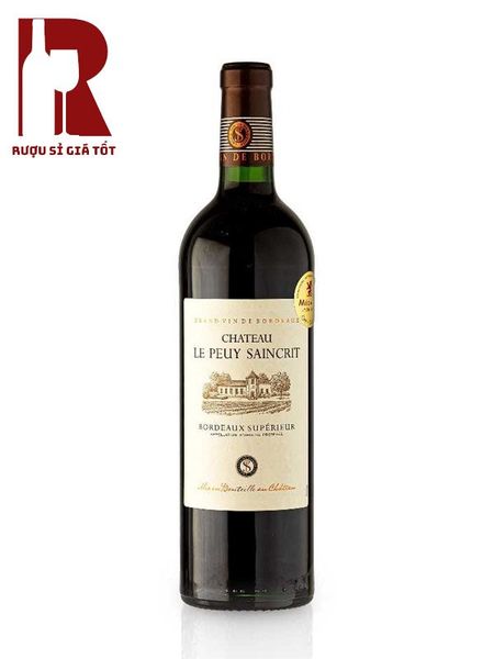 Rượu Vang Pháp Đỏ Chateau Le Peuy Saincrit Bordeaux