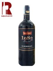 Rượu Vang Pháp Đỏ 1982 UG Bordeaux