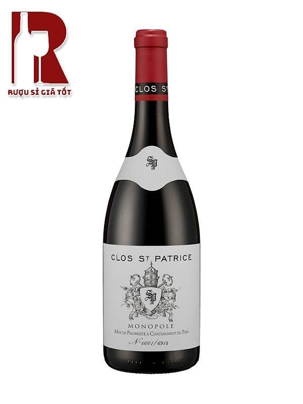 Rượu Vang Pháp Đỏ Clos St Patrice