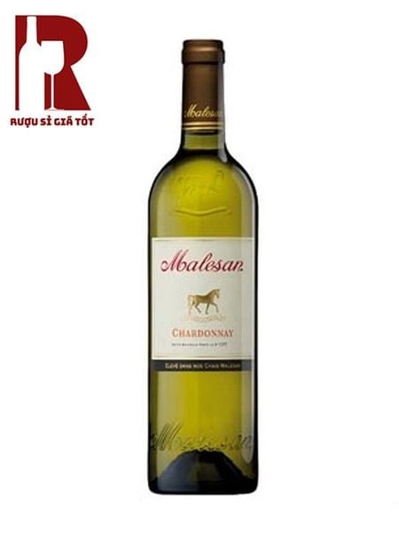Rượu Vang Pháp Trắng Malesan VDP Chardonnay