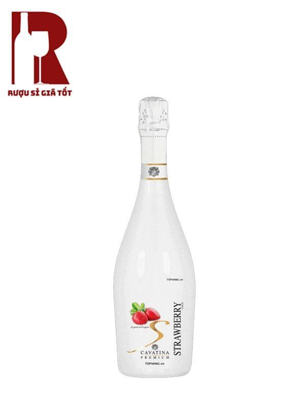 Rượu Vang Nổ Cavatina Premium Strawberry