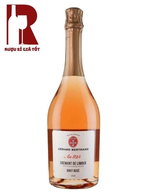 Rượu Vang Nổ Gerard Bertrand Heritage Cremant de Limoux Brut Rose