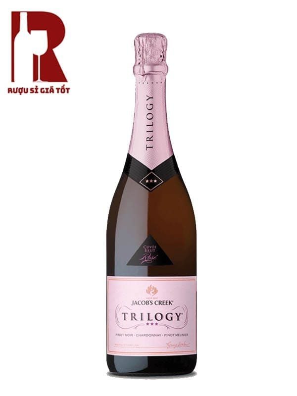 Rượu Vang Nổ Jacob's Creek Trilogy Cuvee Rose Sparkling