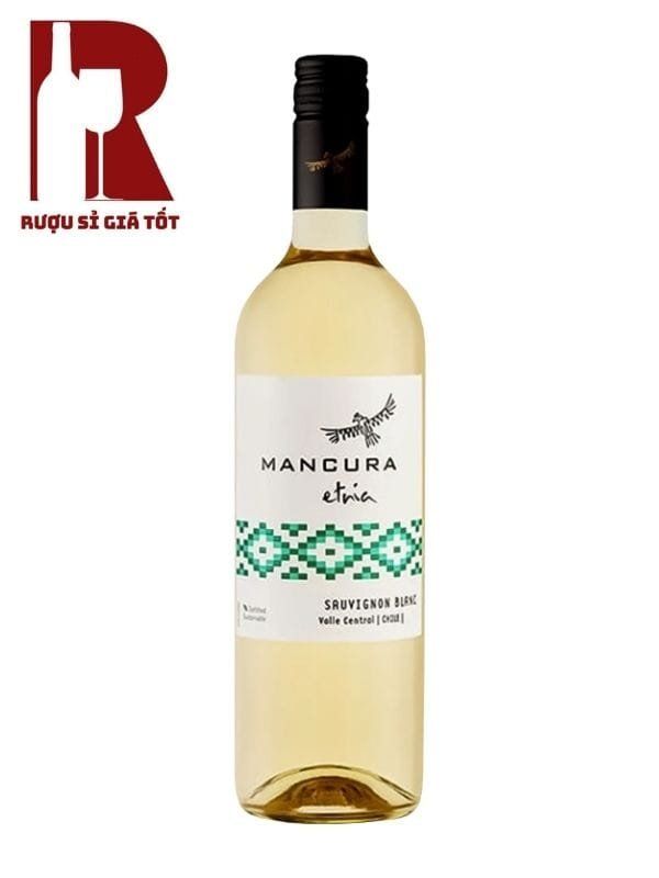 Rượu Vang Chile Trắng Mancura Etnia Sauvignon Blanc
