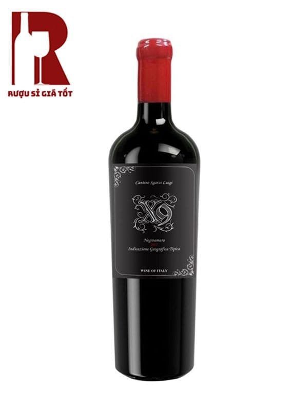 Rượu Vang Ý Đỏ X9 Negroamaro 16 Độ Puglia