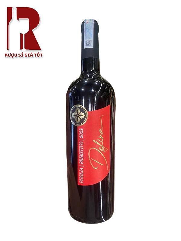 Rượu Vang Ý Đỏ Defina Primitivo Puglia chính hãng giá rẻ