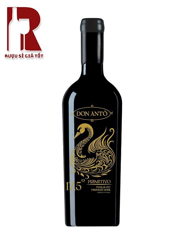Rượu Vang Ý Đỏ Don Antò Primitivo Premium Wine 17.5 Độ chính hãng