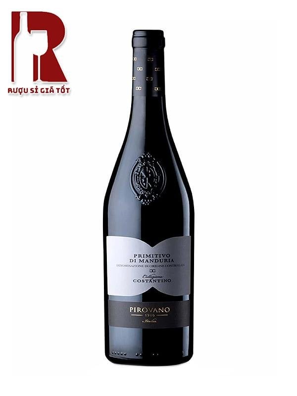 Rượu Vang Ý Đỏ Pirovano Collezione Costantino Primitivo Di Manduria chính hãng