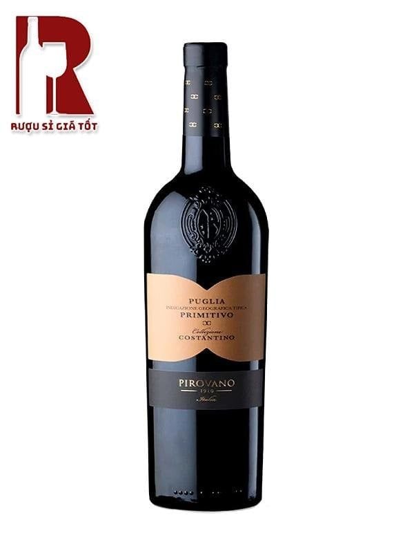 Rượu Vang Ý Đỏ Pirovano Collezione Costantino Puglia Primitivo