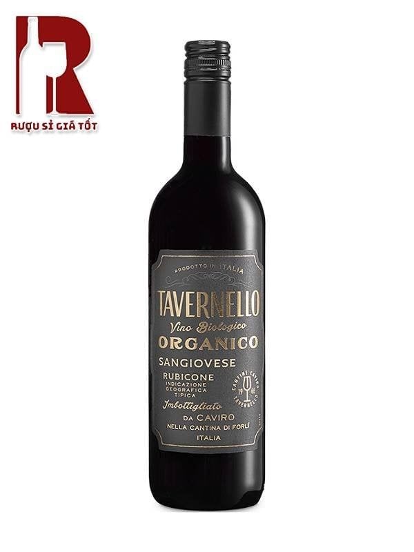 Rượu Vang Ý Đỏ Tavernello Organico Sangiovese Rubicone