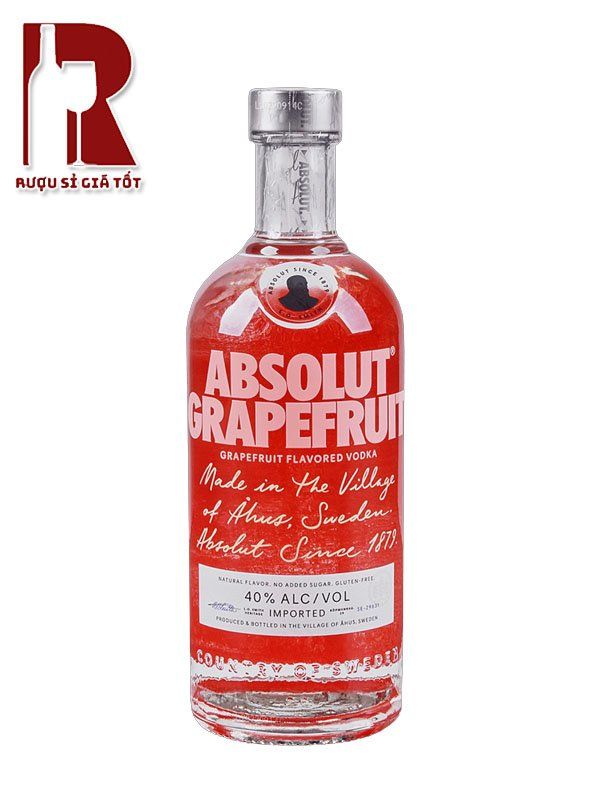 Rượu Vodka Absolut Grapefruit