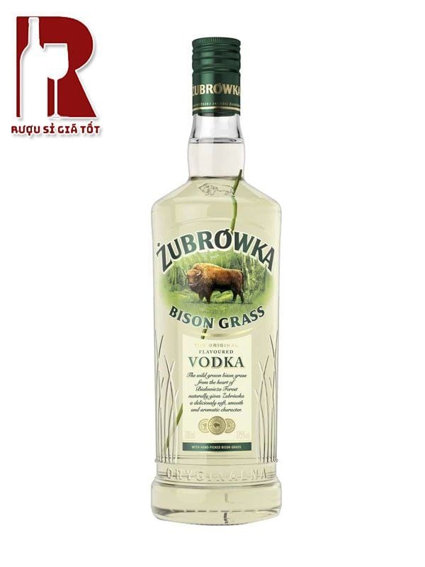 Rượu Vodka Zubrowka (Cọng Cỏ Xanh)
