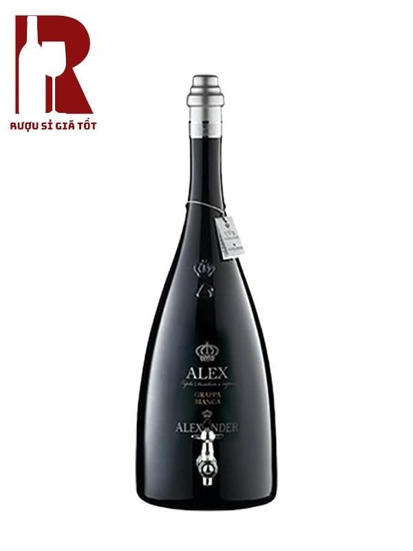 Rượu Grappa Bianca Server Jeroboam 3L