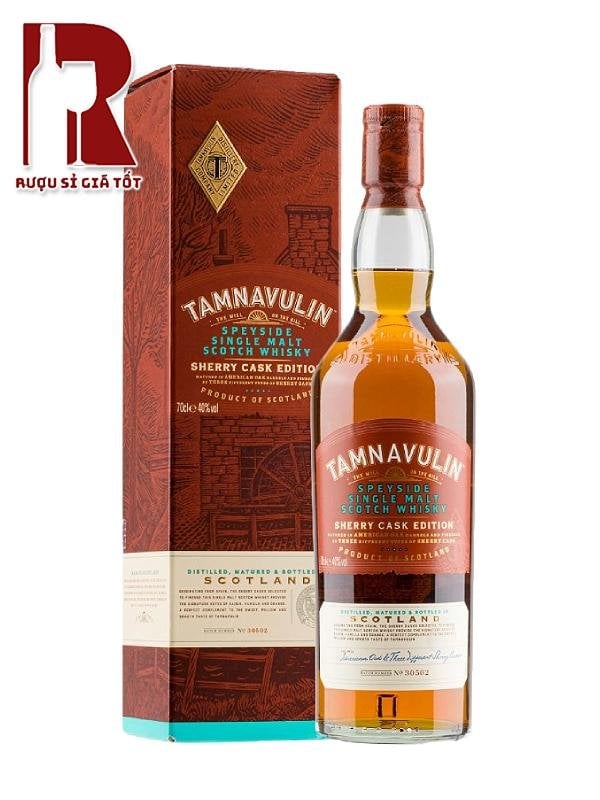 Rượu Whisky Tamnavulin Sherry Cask 700ml