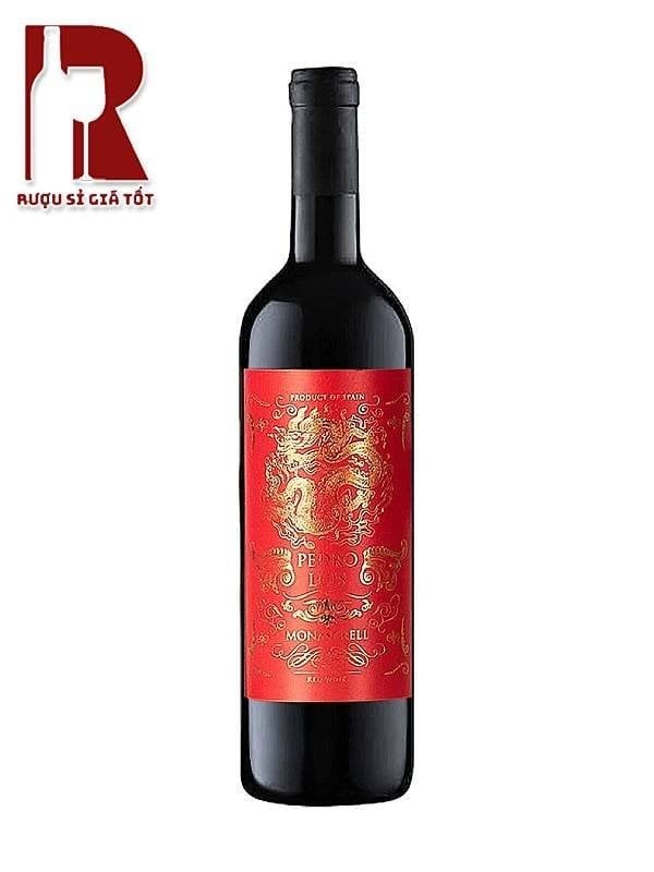 Rượu Vang Tây Ban Nha Đỏ Pedro Luis Monastrell Mourvedre DO Jumilla Dragon label