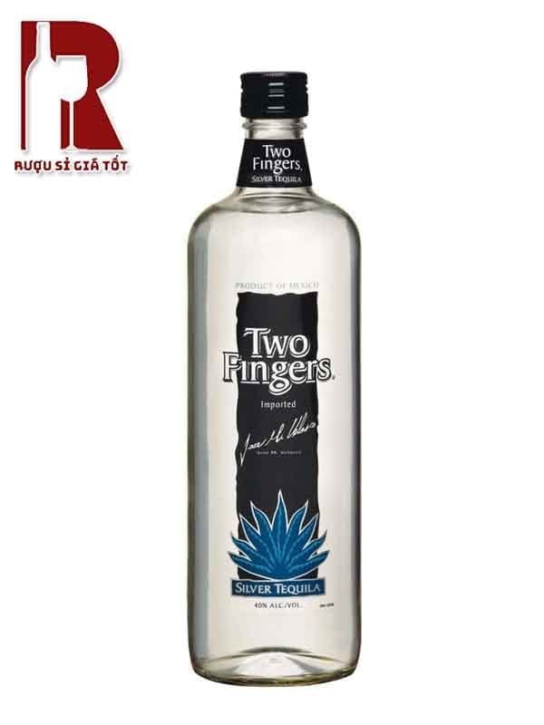 Rượu Tequila Two Fingers Silver