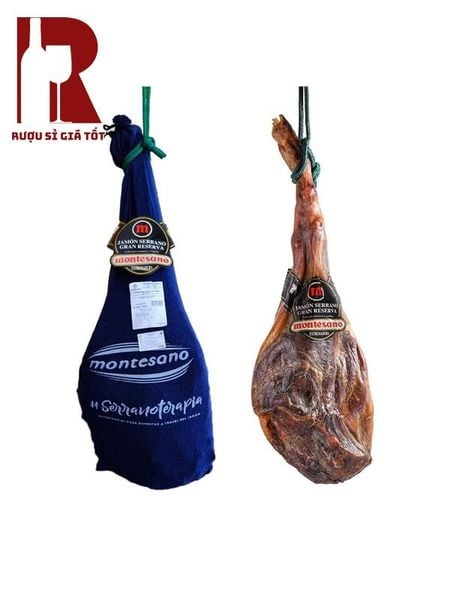 Đùi Heo Muối Montesano Serrano Jamon Bonein 16 Tháng - Đùi Sau Có Xương