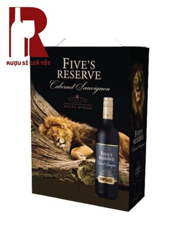 Rượu Vang Bịch Nam Phi Five's Reserva Cabernet Sauvignon