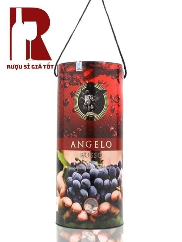 Rượu Vang Bịch Ý Ngọt Angelo Rosso