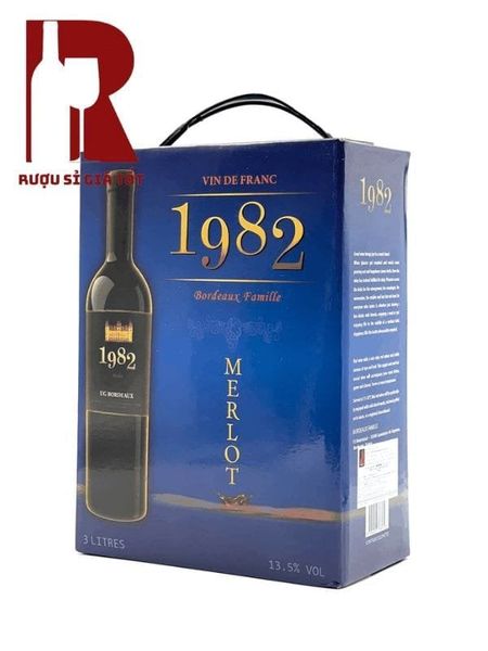 Rượu Vang Bịch Pháp 1982 Bordeaux Merlot