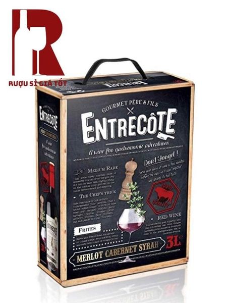 Rượu Vang Bịch Pháp Entrecote Blend