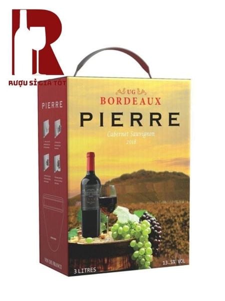 Rượu Vang Bịch Pháp Pierre Bordeaux